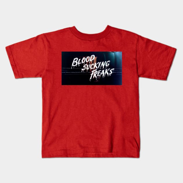 Blood Sucking Freaks Kids T-Shirt by zombill